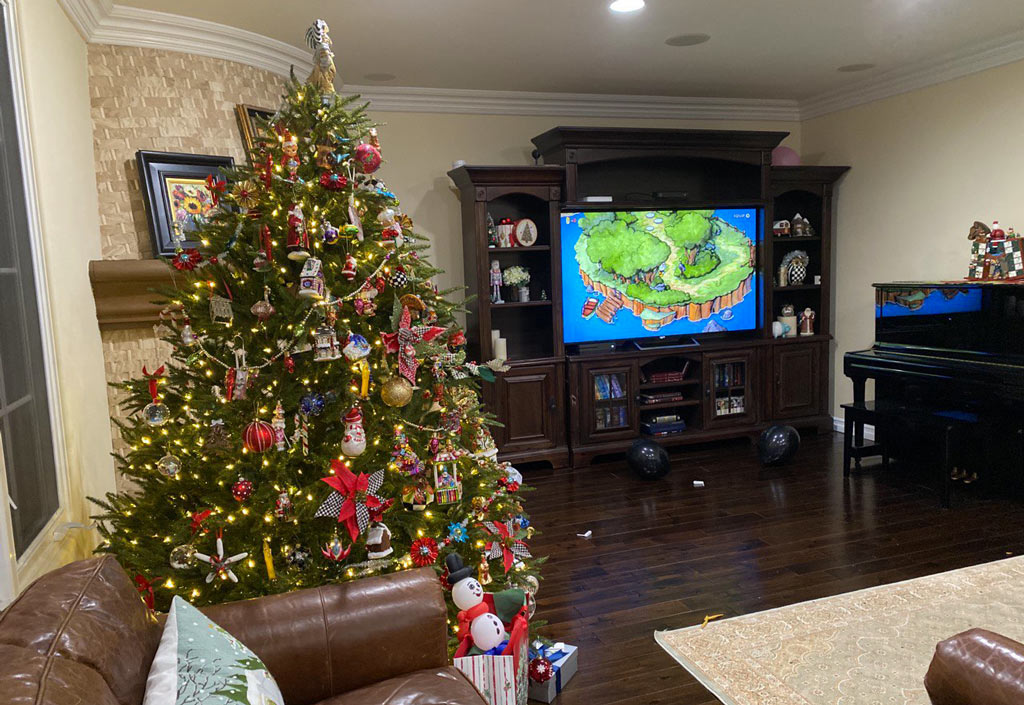 Christmas Tree in The Living Room