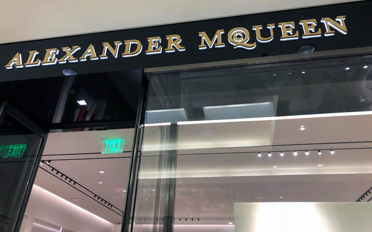 Alexander McQueen Storefront - South Coast Plaza