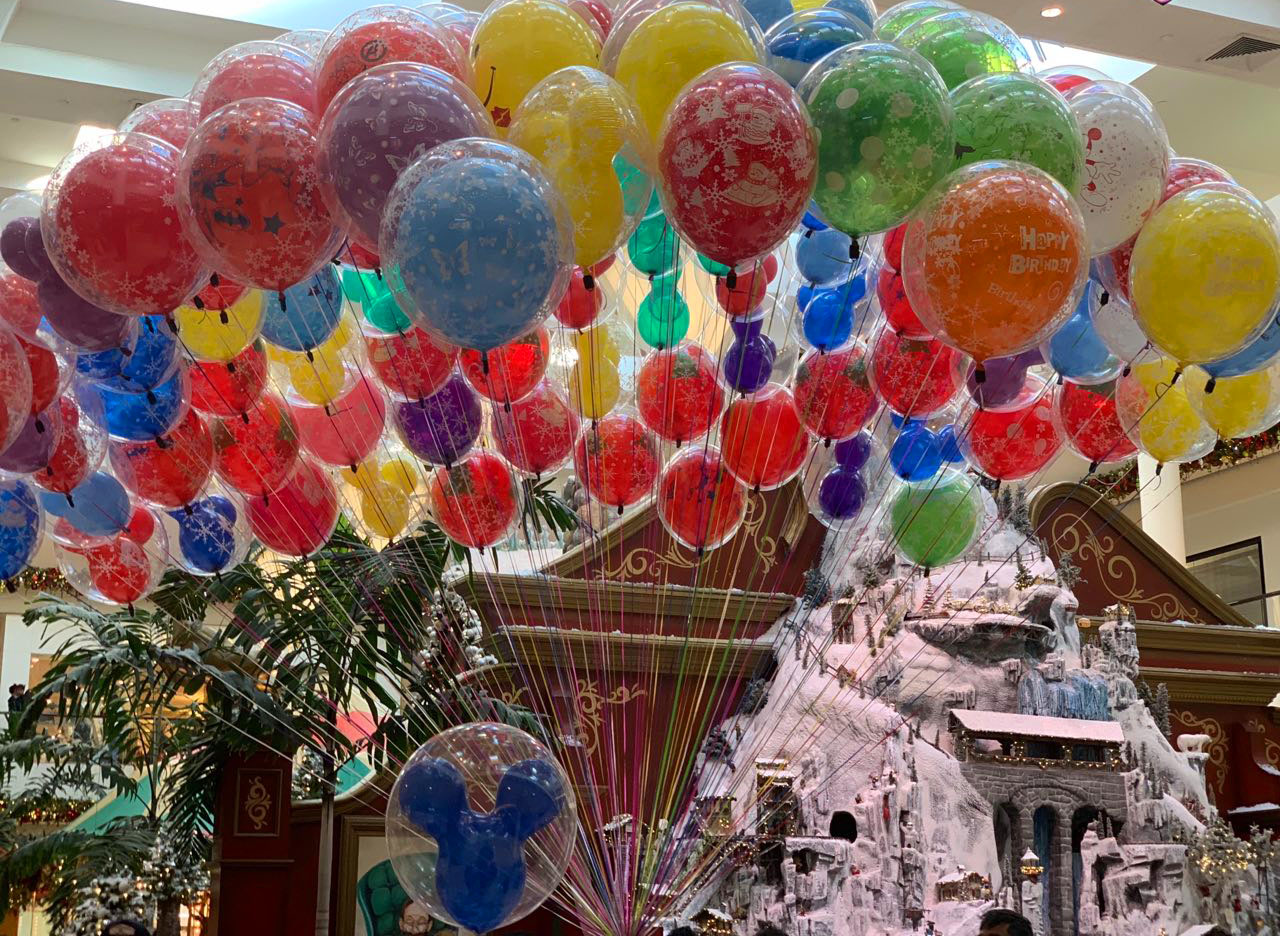 Balloons at South Coast Mall
