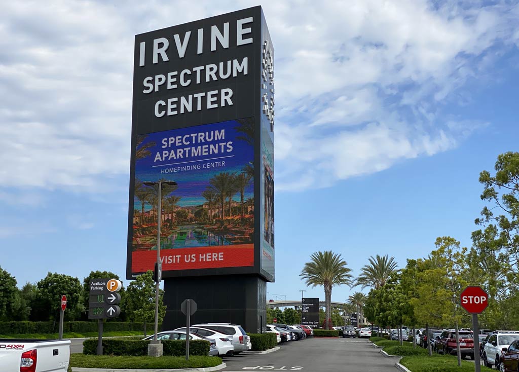 Billboard at Irvine Spectrum Center