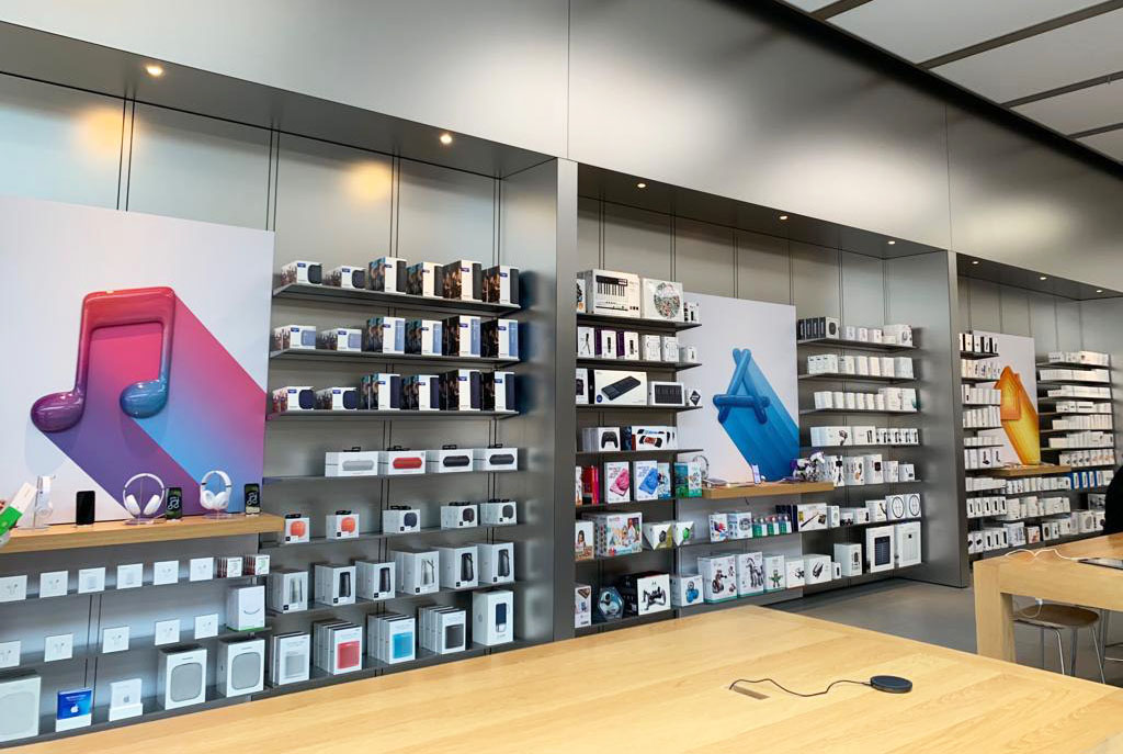 Empty Apple Store