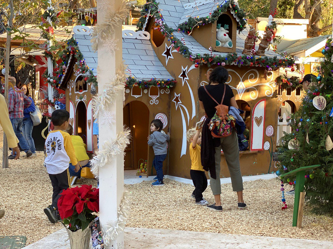 Gingerbread House in Fashion Island