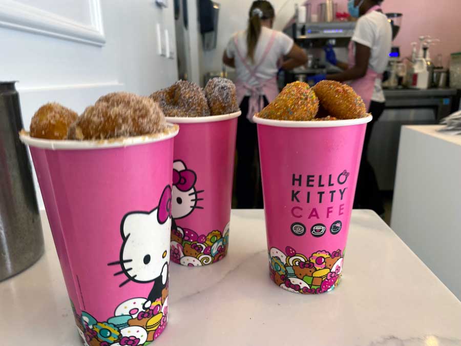 Hello Kitty Café donuts