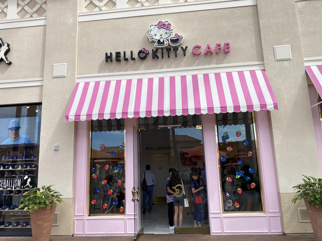 Taste the cutest flavors in town at the Hello Kitty Cafe in Irvine Spectrum Center