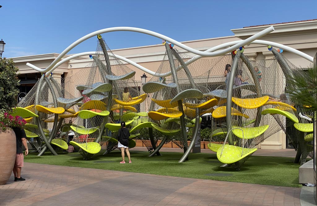 Make wandering around Irvine Spectrum Center more exciting with a fun play area experience.