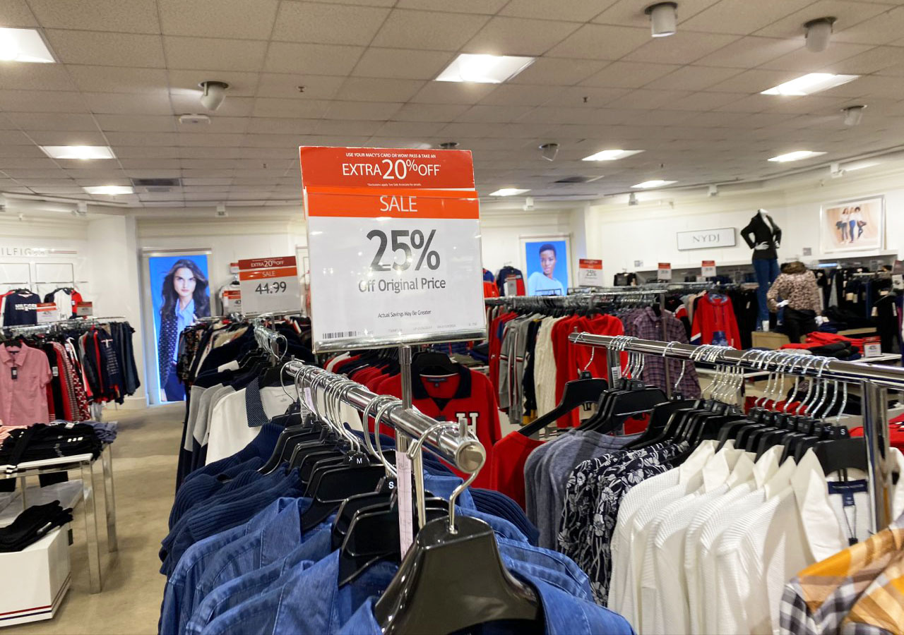 Macy's 25% Off Original Price