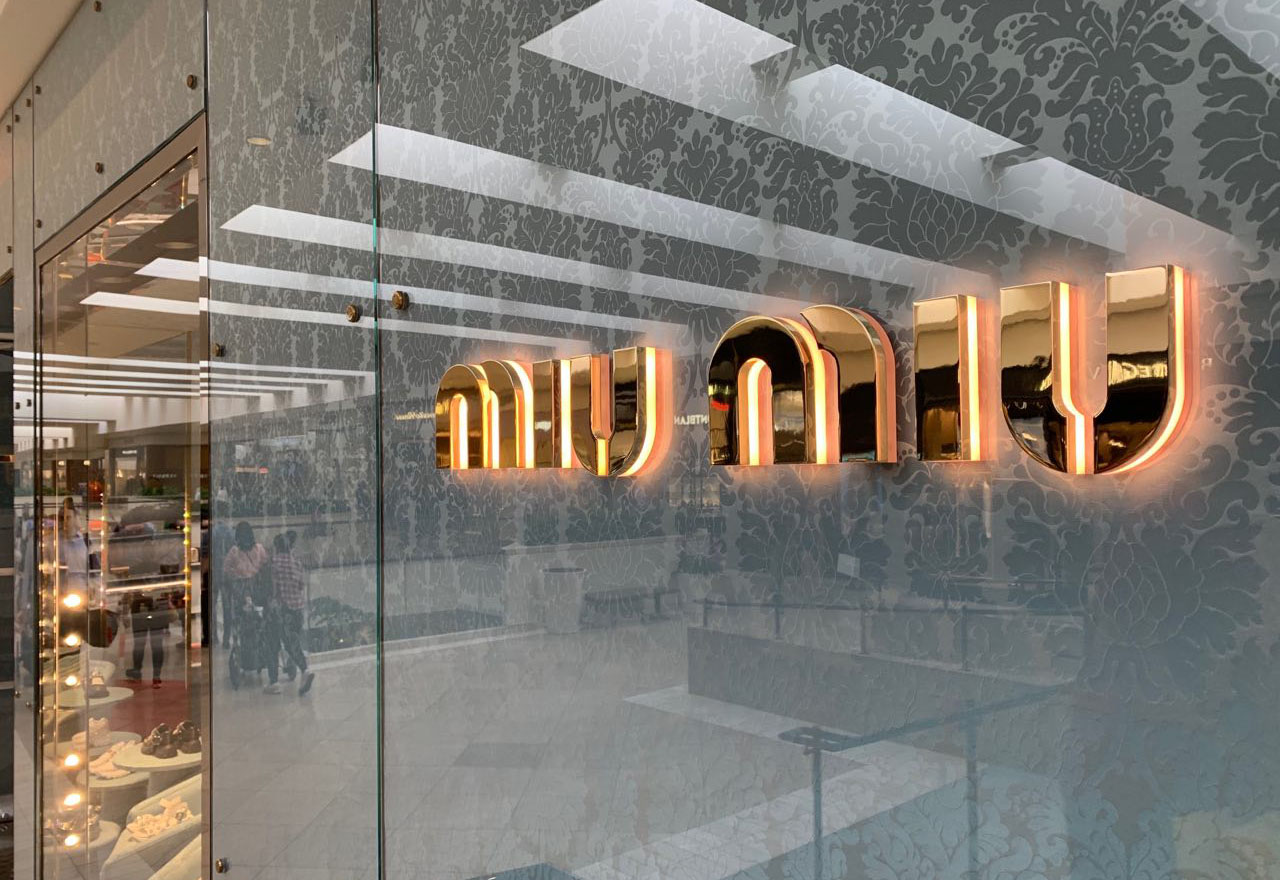 Miu Miu Storefront - South Coast Plaza