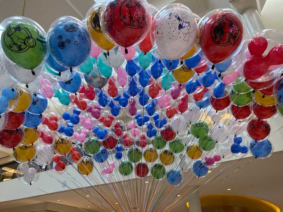 Multicolored Balloons at South Coast Plaza
