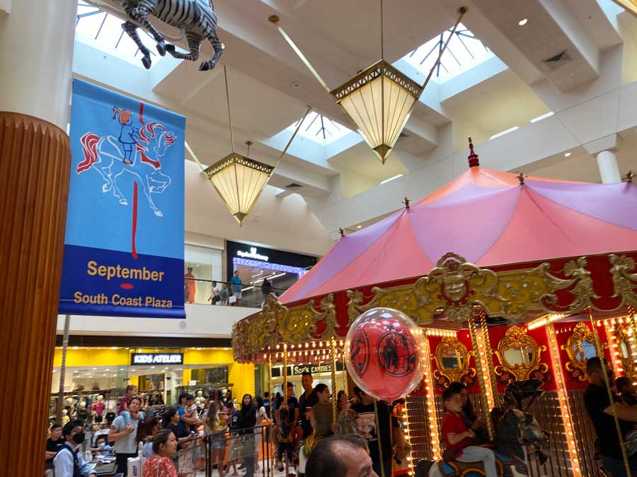 Carousel Court at South Coast Plaza