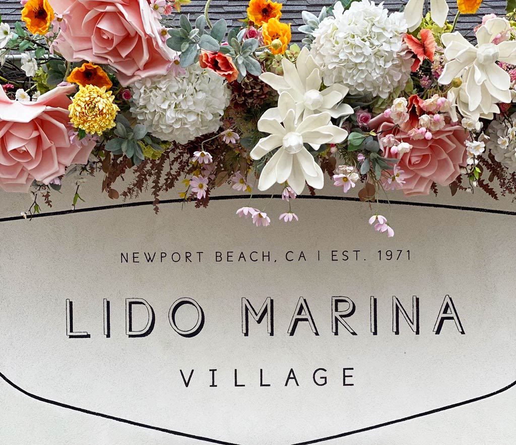 Lido Marina Village Sign