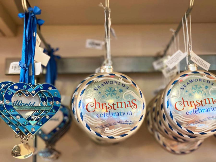 Chrismas ornaments at Seaworld
