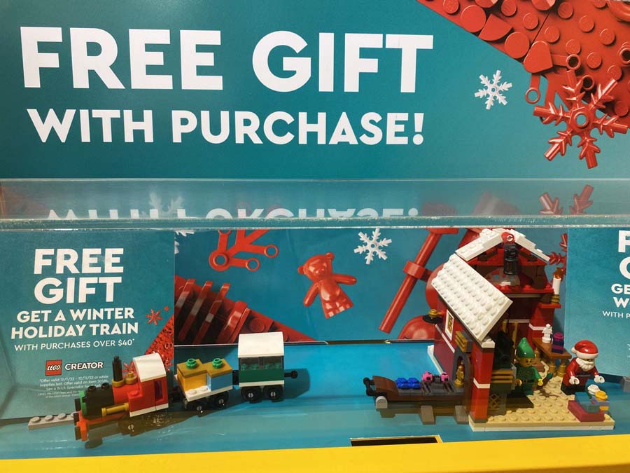 Free Gift with Purchase at LEGO Store