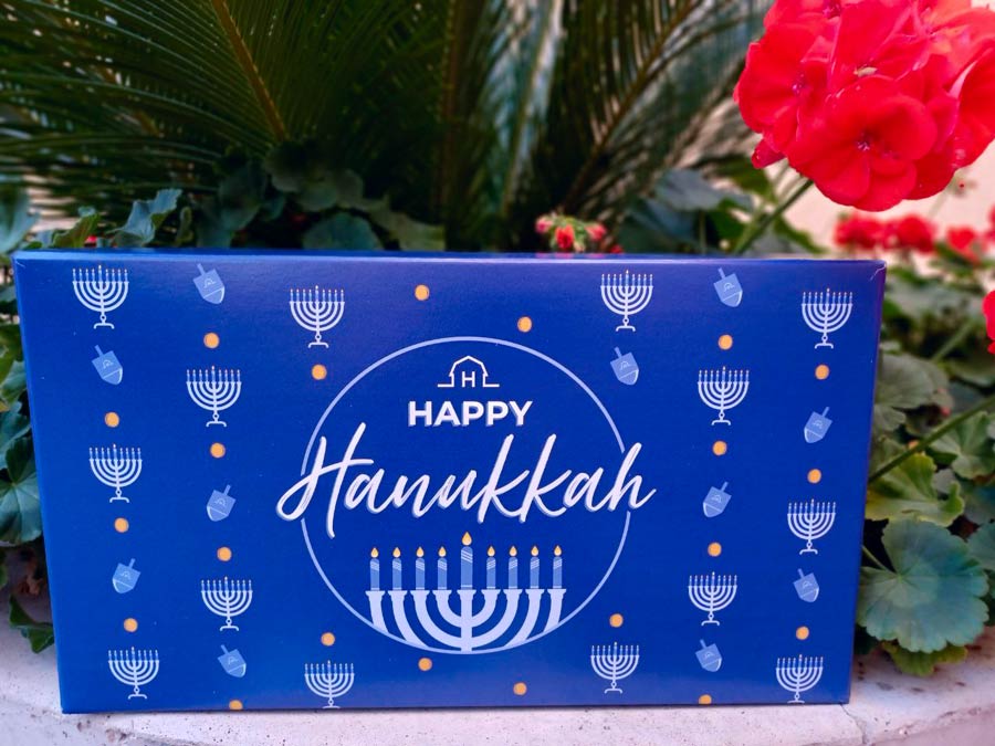 Hickory Farms Hanukkah gift box