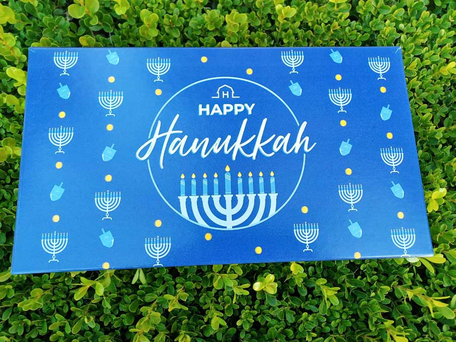 Happy Hanukkah gift box