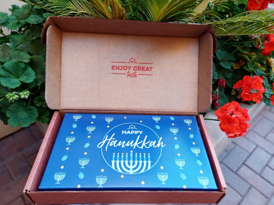 Happy Hanukkah gift box