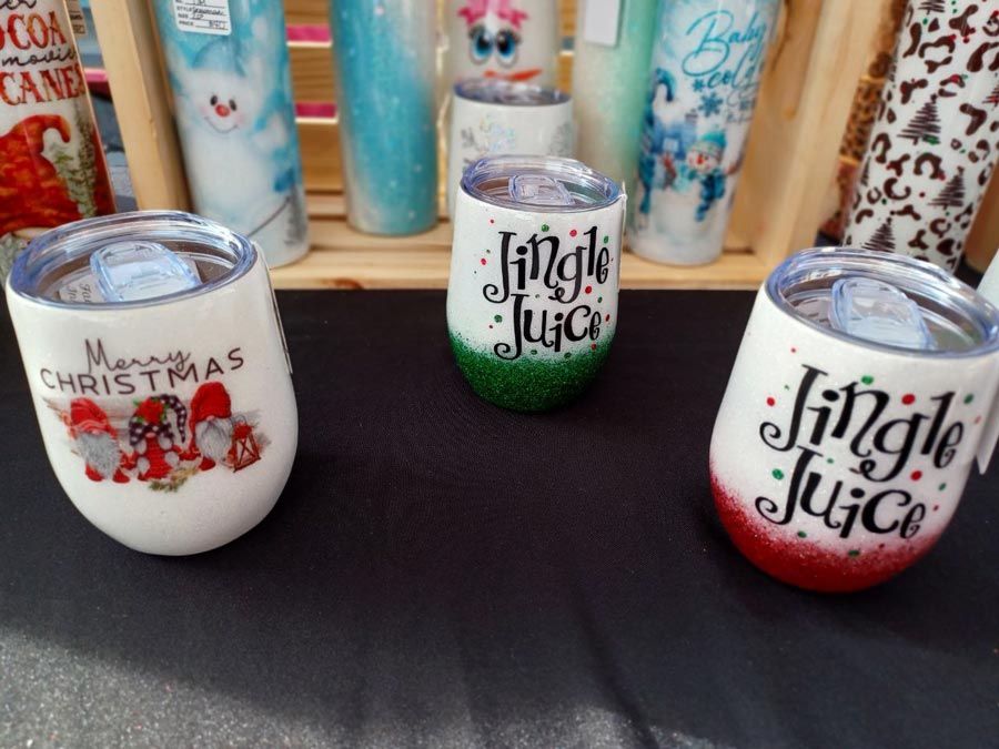 Christmas tumblers