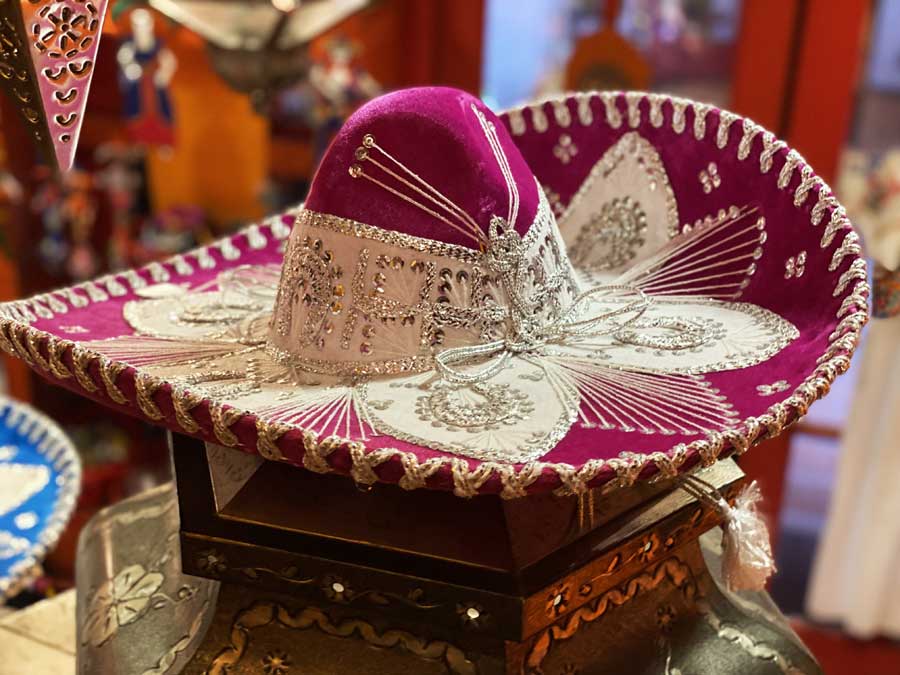 embroidered Mexican hat