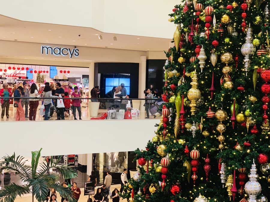 Check out the Louis Vuitton Christmas Tree At South Coast Plaza