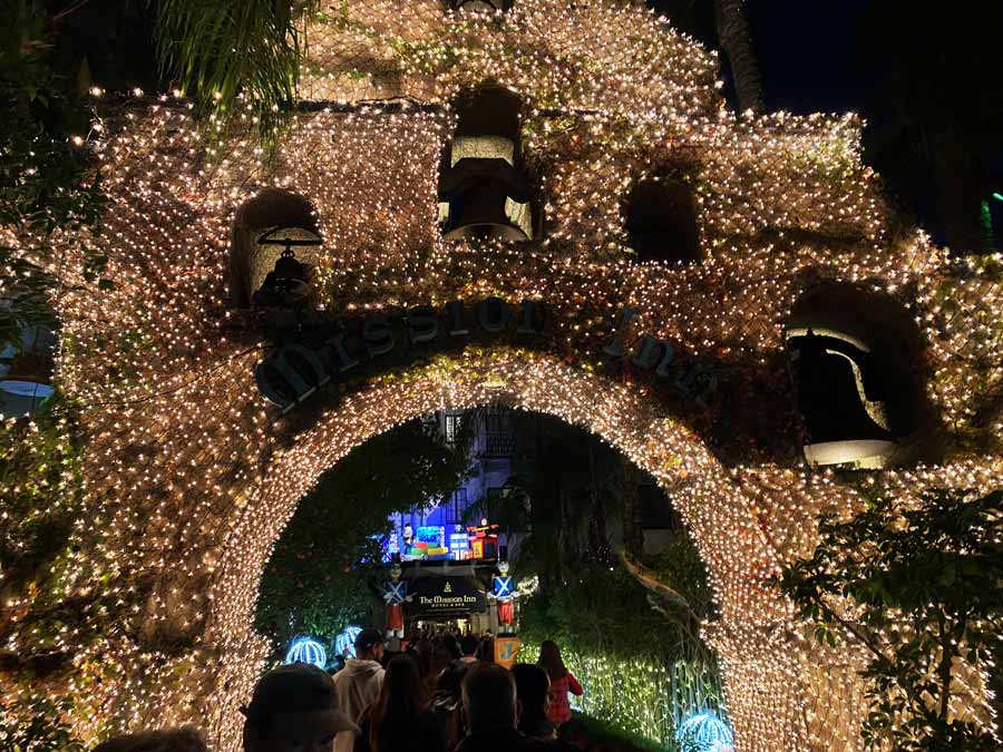 Christmas Lights Mission Inn Hotel