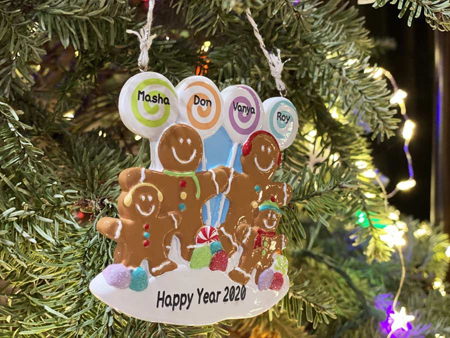 Gingerbread Family Ornament