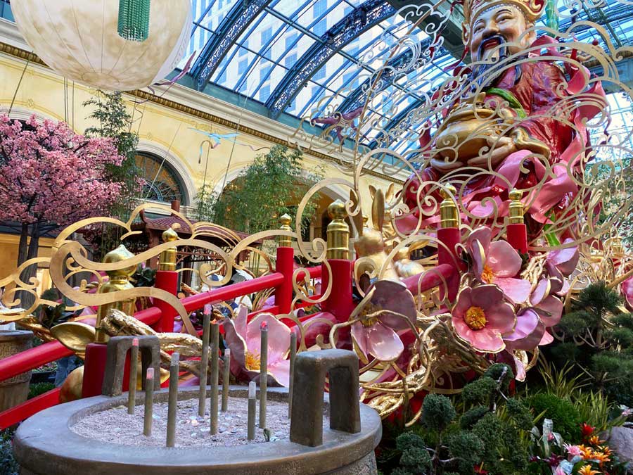 Lunar New Year Decorations Bellagio Las Vegas