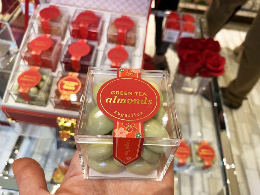 Sugarfina Green Tea Almonds Candy Cube