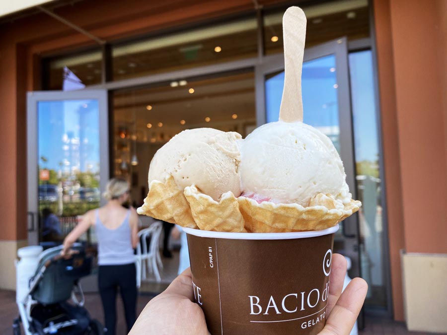 Bacio di Latte ice cream