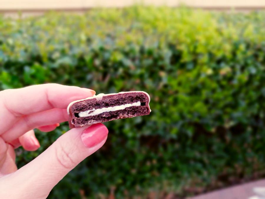 Dark Chocolate Covered Sandwich Cookie