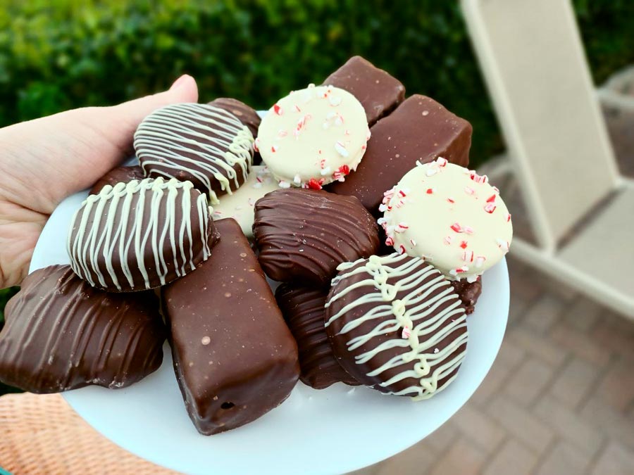 Assortment of Hickory Farms Treats