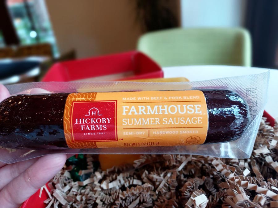 Hickory Farms summer sausage