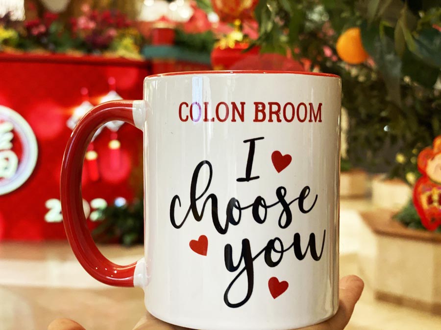 Colon Broom mug