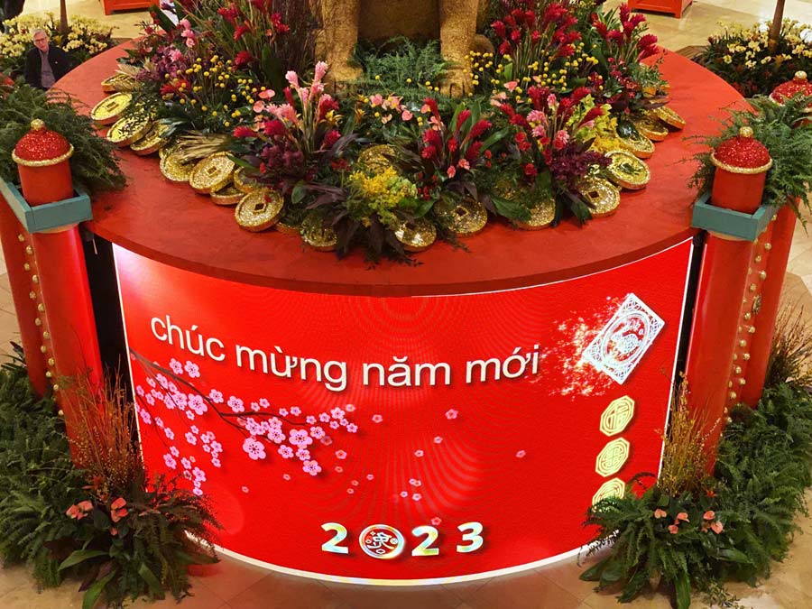 Happy Lunar New Year 2023 Display