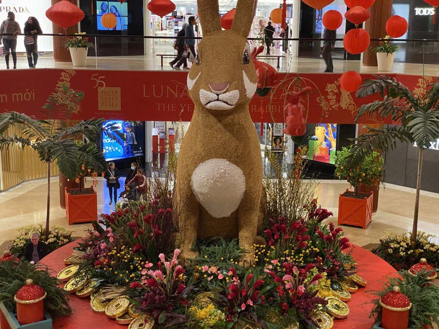 Celebrating Lunar New Year at South Coast Plaza