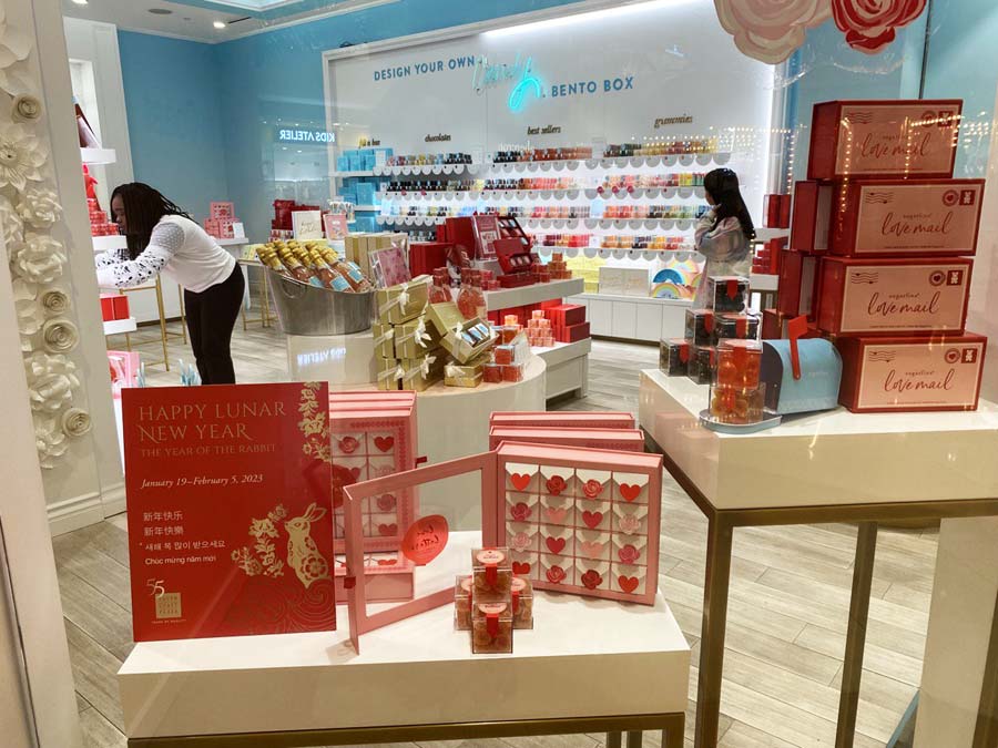 Sugarfina store at South Coast Plaza