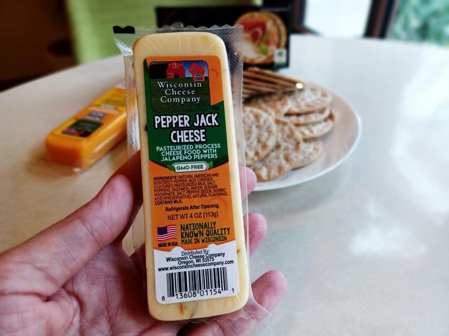 Wisconsin pepper jack cheese