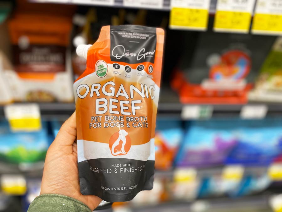 Organic Beef pet bone broth