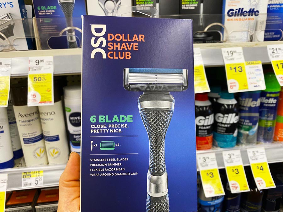 Dollar Shave Club at Walgreens