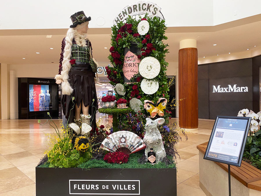 Floral Scotland Mannequin