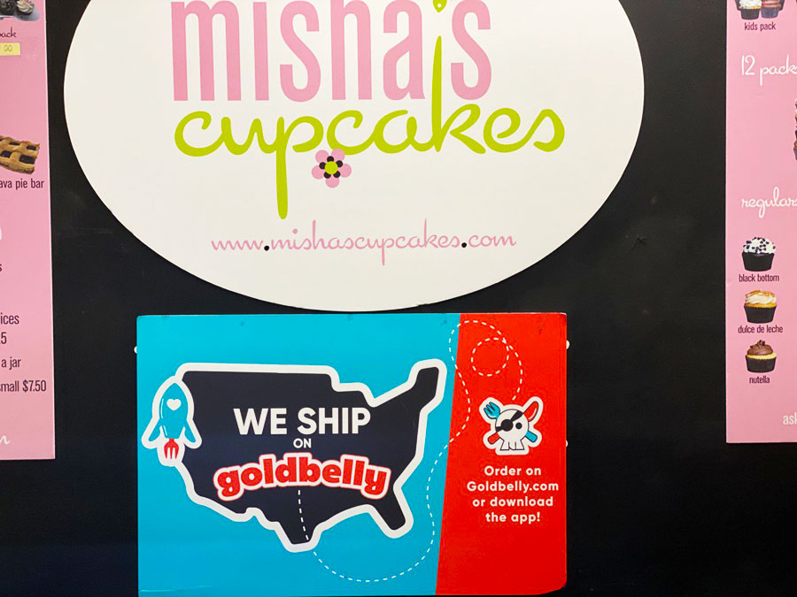 Misha's Cupcakes ship on GoldBelly