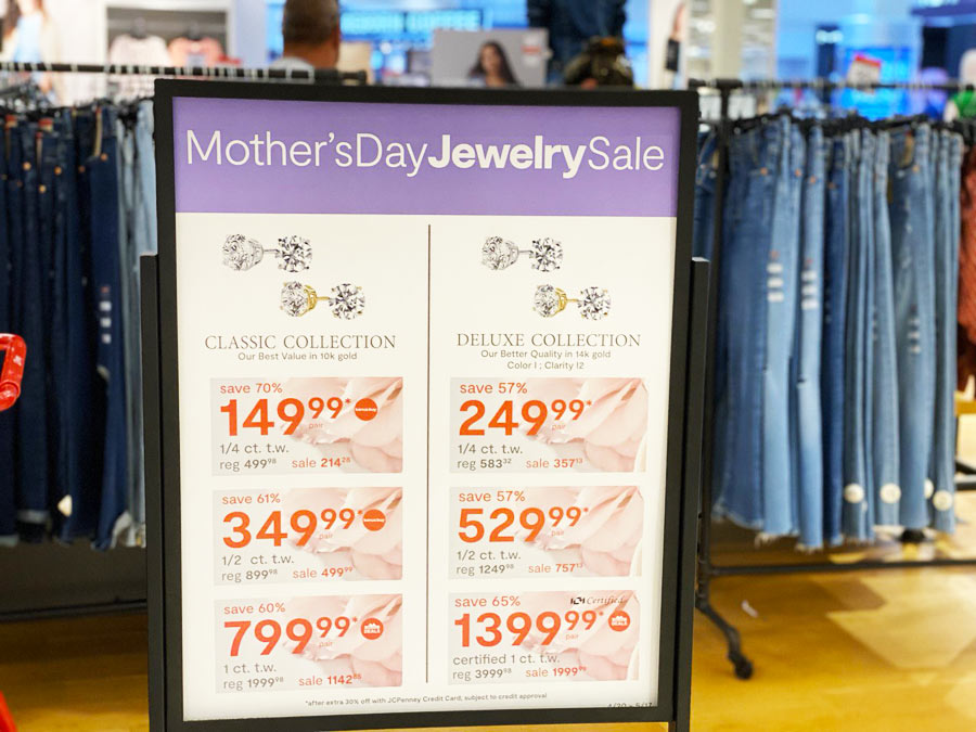 JCPenney Mother's Day Jewelry Sale 