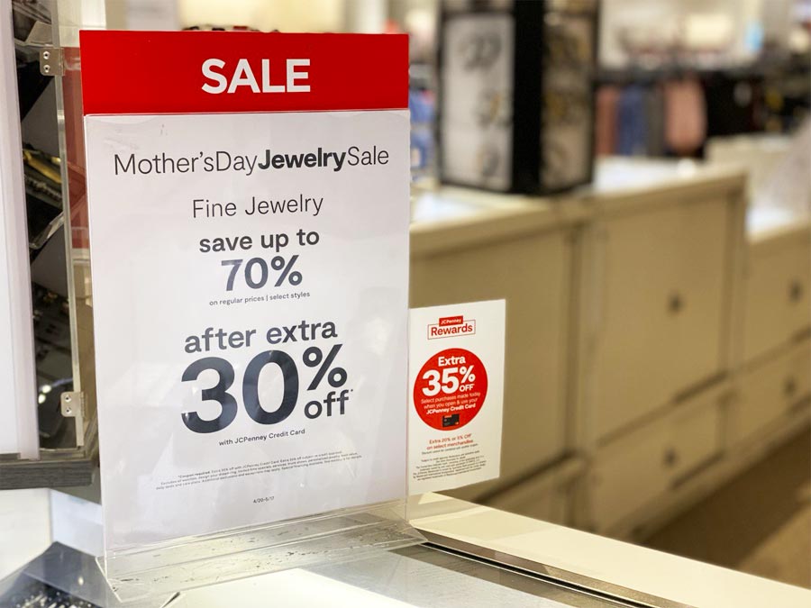 JCPenney jewelry sale