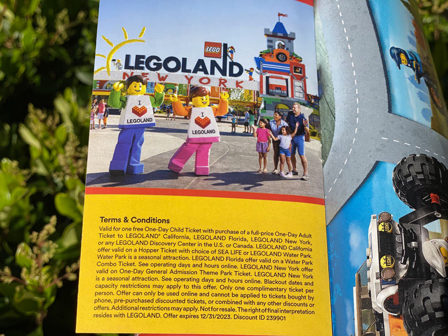 Kids Go Free to Legoland - Terms & Conditions