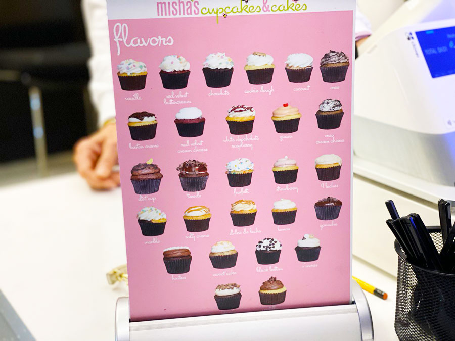 Misha's Cupcakes flavors