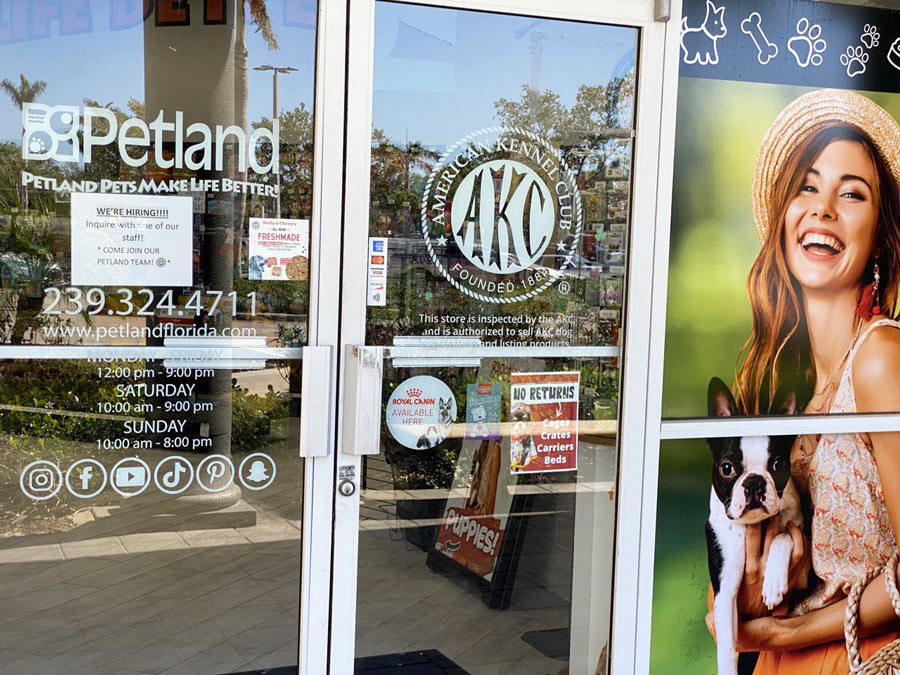 Petland Florida Store Entrance