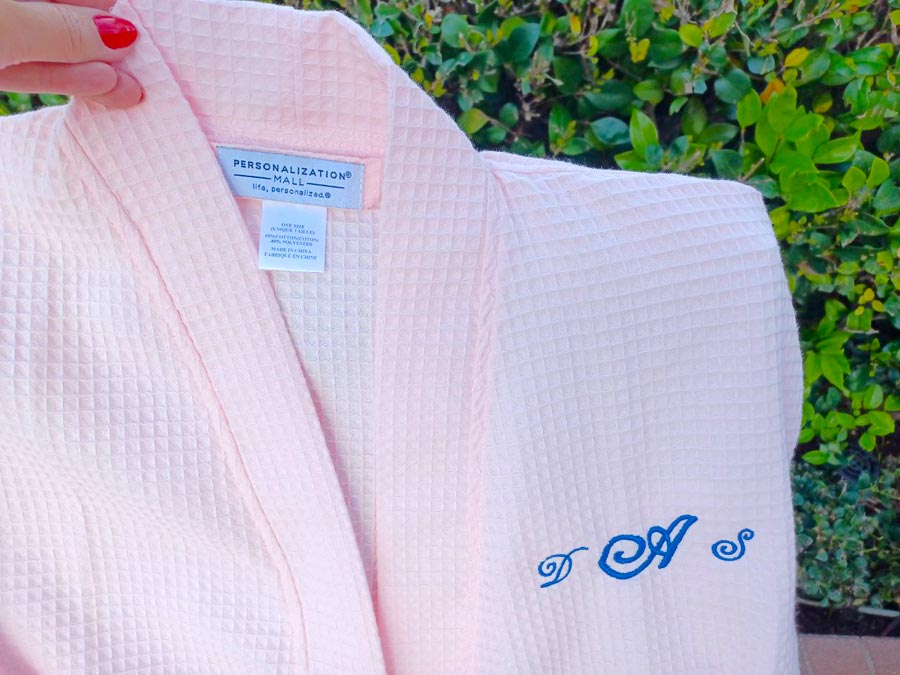 Personalization Mall cotton robe