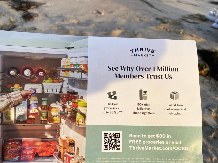 Thrive Market membership information
