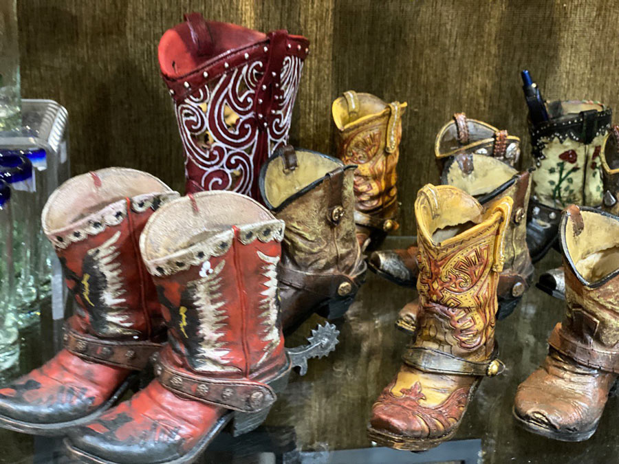 Cowboy Boot Figurines