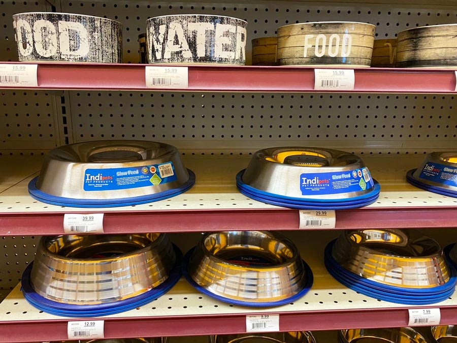 Dog Bowls at Centinela Feed Store