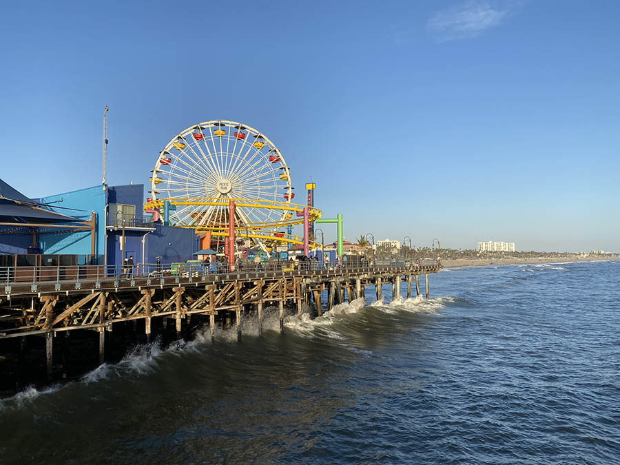 The Ferris wheel in Pacific Park 