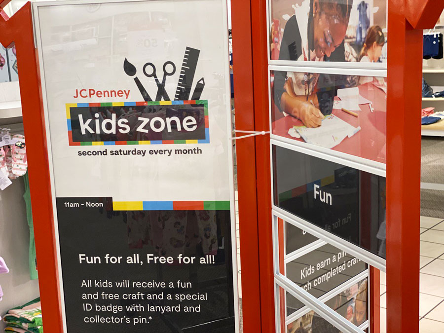 JCPenney's Kids Zone Crafts Class